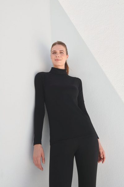 T-shirt Femme col roulé Feel Good