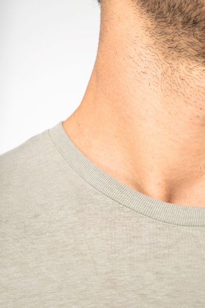 T-shirt écoresponsable en coton bio et lin unisexe – Image 7