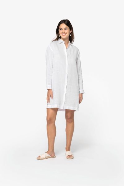 Robe chemise en lin femme – Image 3