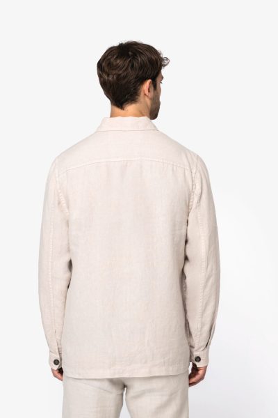 Surchemise délavée en lin homme – Image 10