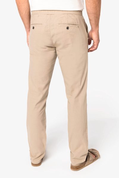 Pantalon écoresponsable en lin et coton bio homme – Image 3