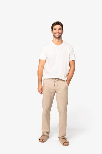 Pantalon écoresponsable en lin et coton bio homme – Image 2