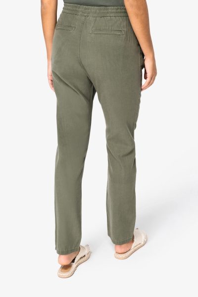 Pantalon écoresponsable délavé en lyocell femme – Image 3