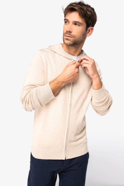 Pull écoresponsable à capuche en lyocell homme