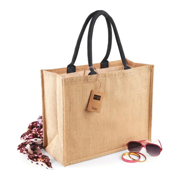 Sac shopping classique en jute – Image 2
