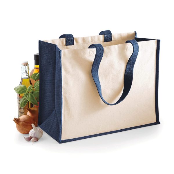 Sac cabas classique en jute – Image 2