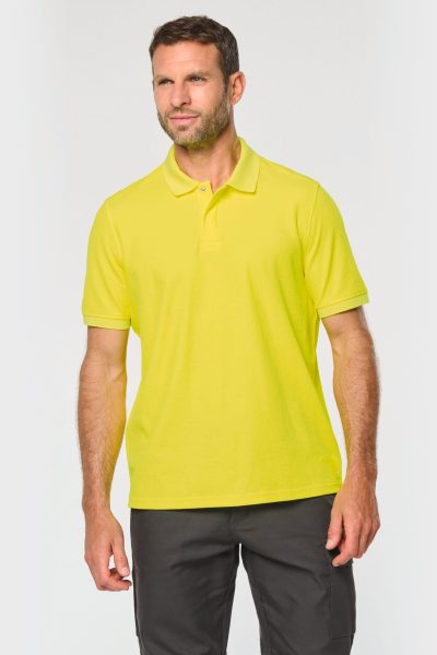 Polo unisexe écoresponsable coton/polyester – Image 2