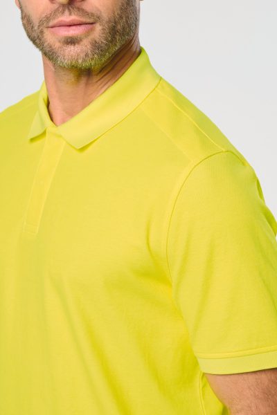 Polo unisexe écoresponsable coton/polyester – Image 5