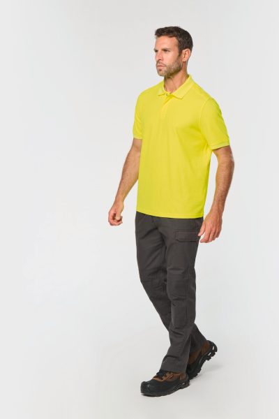 Polo unisexe écoresponsable coton/polyester – Image 4