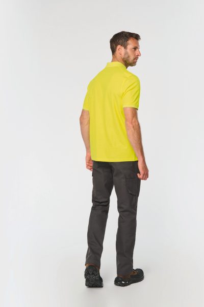 Polo unisexe écoresponsable coton/polyester – Image 3
