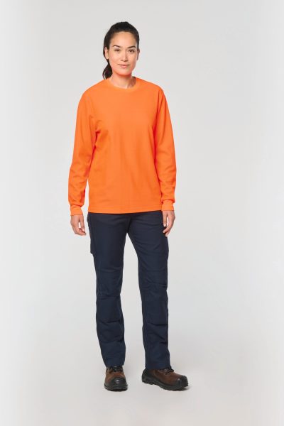 T-shirt unisexe écoresponsable manches longues coton/polyester – Image 7