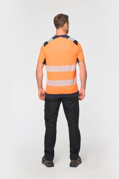 T-shirt de sécurité recyclé manches courtes unisexe – Image 3