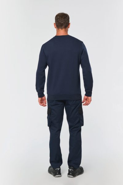 Sweat-shirt Day To Day zip poche contrastée unisexe – Image 3