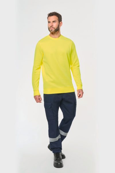Sweat-shirt unisexe écoresponsable polyester/coton – Image 3
