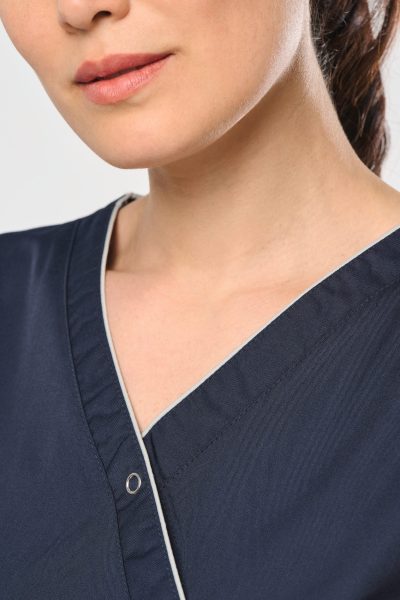 Blouse polycoton avec boutons-pression femme – Image 5