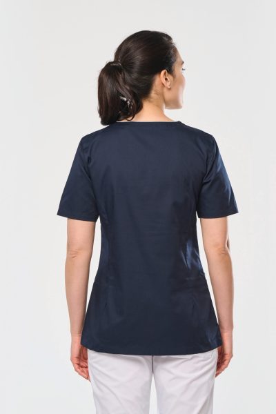 Blouse polycoton avec boutons-pression femme – Image 2