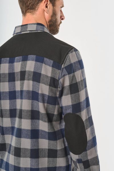 Chemise à carreaux avec poches homme – Image 9