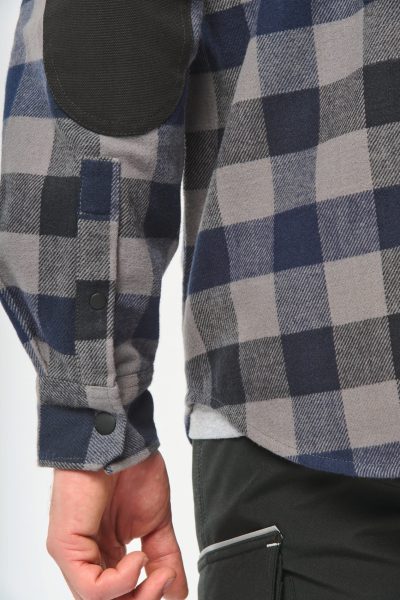 Chemise à carreaux avec poches homme – Image 10