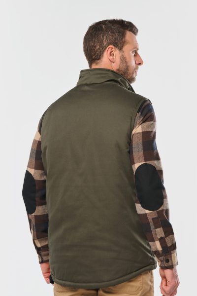 Gilet polycoton multipoches rembourré unisexe – Image 3