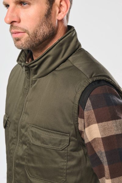 Gilet polycoton multipoches rembourré unisexe – Image 9
