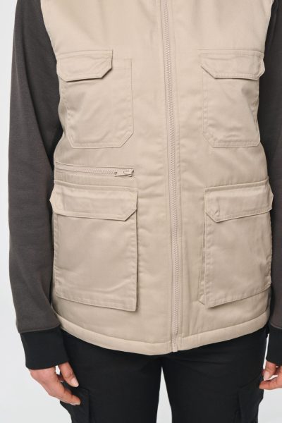 Gilet polycoton multipoches rembourré unisexe – Image 16