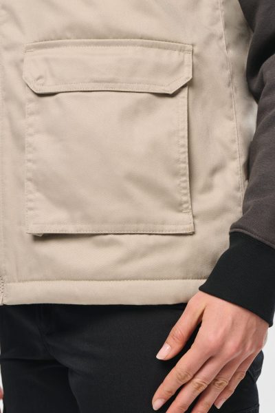 Gilet polycoton multipoches rembourré unisexe – Image 17