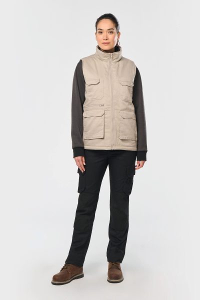 Gilet polycoton multipoches rembourré unisexe – Image 12