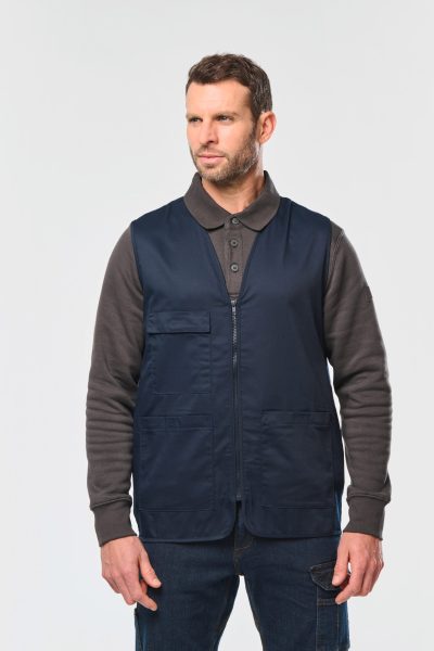 Gilet polycoton multipoches unisexe – Image 2
