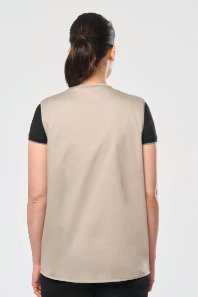 Gilet polycoton multipoches doublé unisexe – Image 13