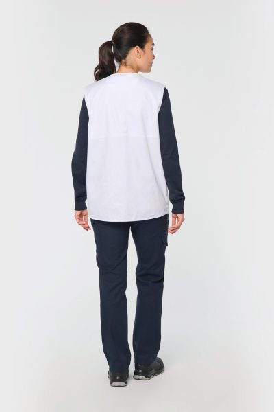 Gilet polycoton multipoches doublé unisexe – Image 6