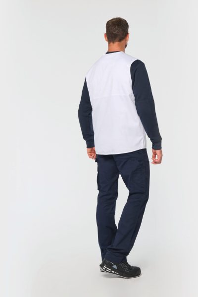 Gilet polycoton multipoches doublé unisexe – Image 3