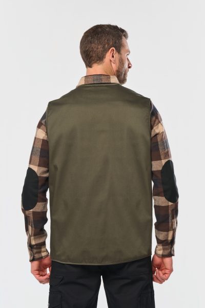 Gilet polycoton multipoches doublé unisexe – Image 10