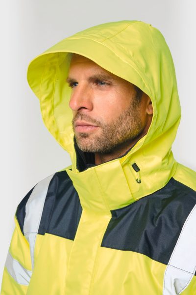 Parka de sécurité recyclée 4 en 1 unisexe – Image 8