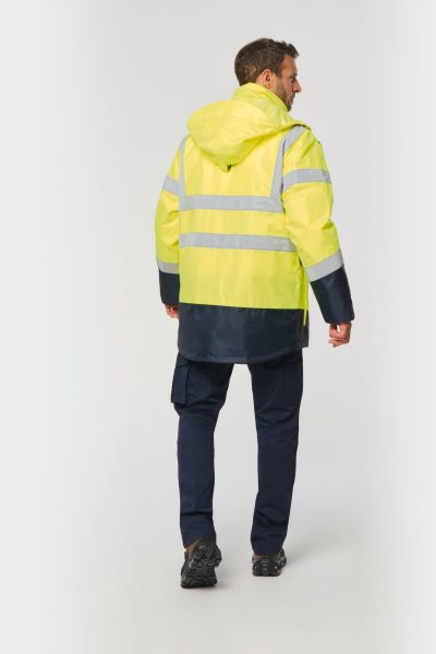Parka de sécurité recyclée 4 en 1 unisexe – Image 3