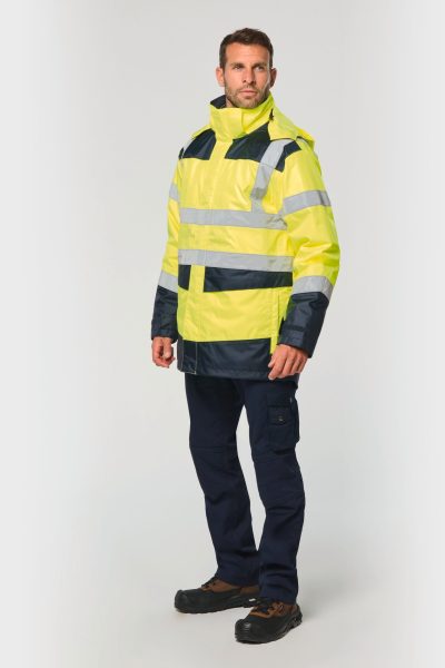 Parka de sécurité recyclée 4 en 1 unisexe – Image 6