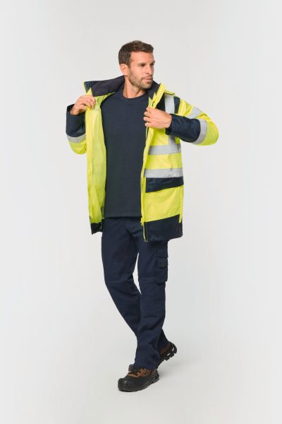 Parka de sécurité recyclée 4 en 1 unisexe – Image 5