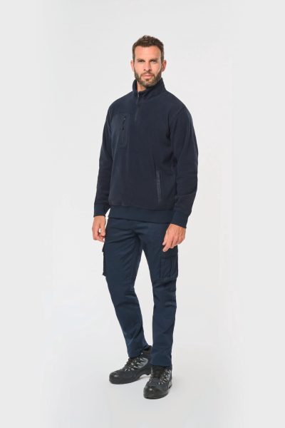Polaire écoresponsable col zippé unisexe – Image 11