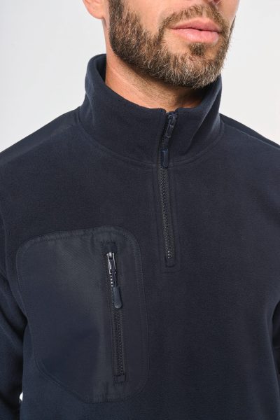 Polaire écoresponsable col zippé unisexe – Image 13