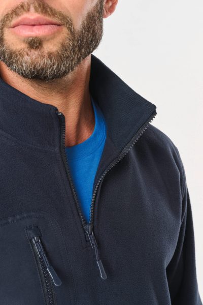 Polaire écoresponsable col zippé unisexe – Image 14