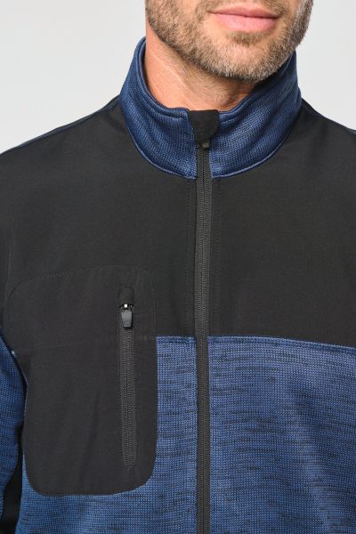 Veste recyclée en polytricot homme – Image 7