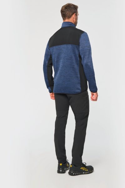 Veste recyclée en polytricot homme – Image 2