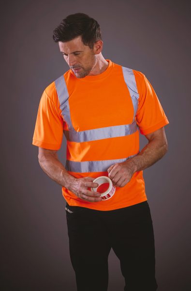 T-shirt manches courtes haute visibilité