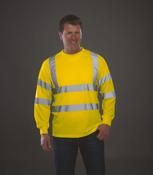 T-shirt haute visibilité manches longues – Image 2