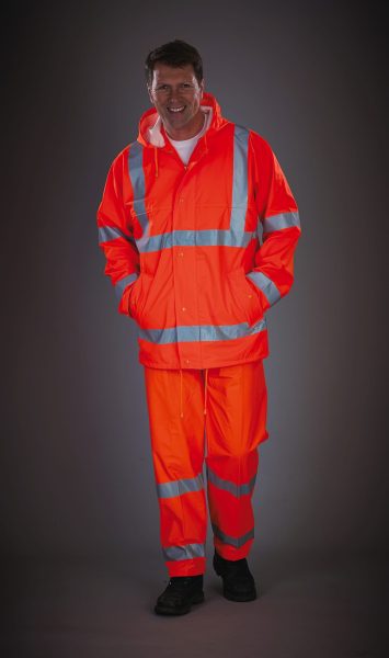 Veste de pluie respirante Hi-Vis Soft Flex – Image 8