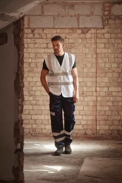 Gilet haute visibilité à maille ajourée recyclée – Image 5