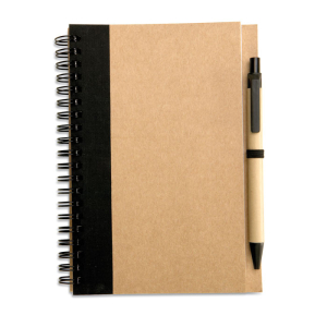 Bloc-notes recyclé et stylo IT3775