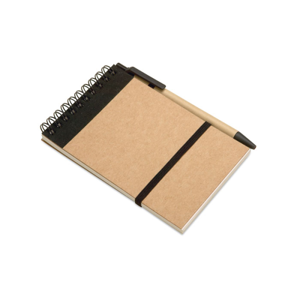 Bloc-notes recyclé et stylo IT3789