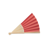 Eventail à motif de drapeau MO2244
