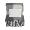 Couverture en mohair à carreaux MO2382