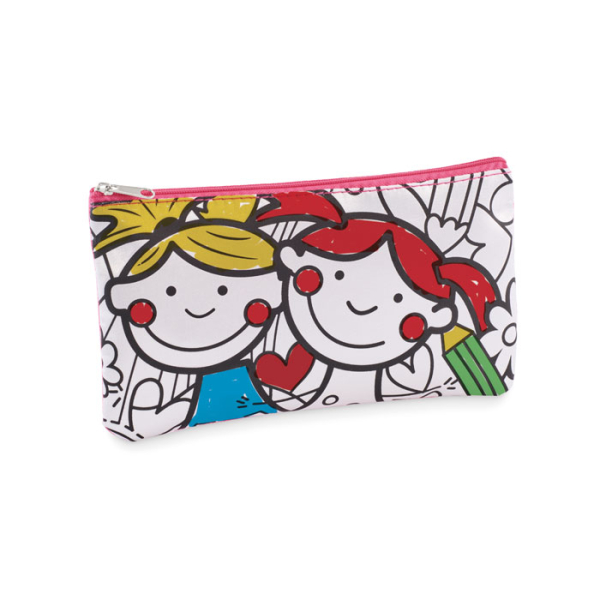 Trousse à crayons avec feutres MO2505